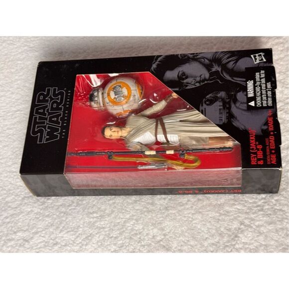 Hasbro Star Wars 6" Black Series: Rey (Jakku) and BB-8 #02 (NIB) - Picture 2 of 6